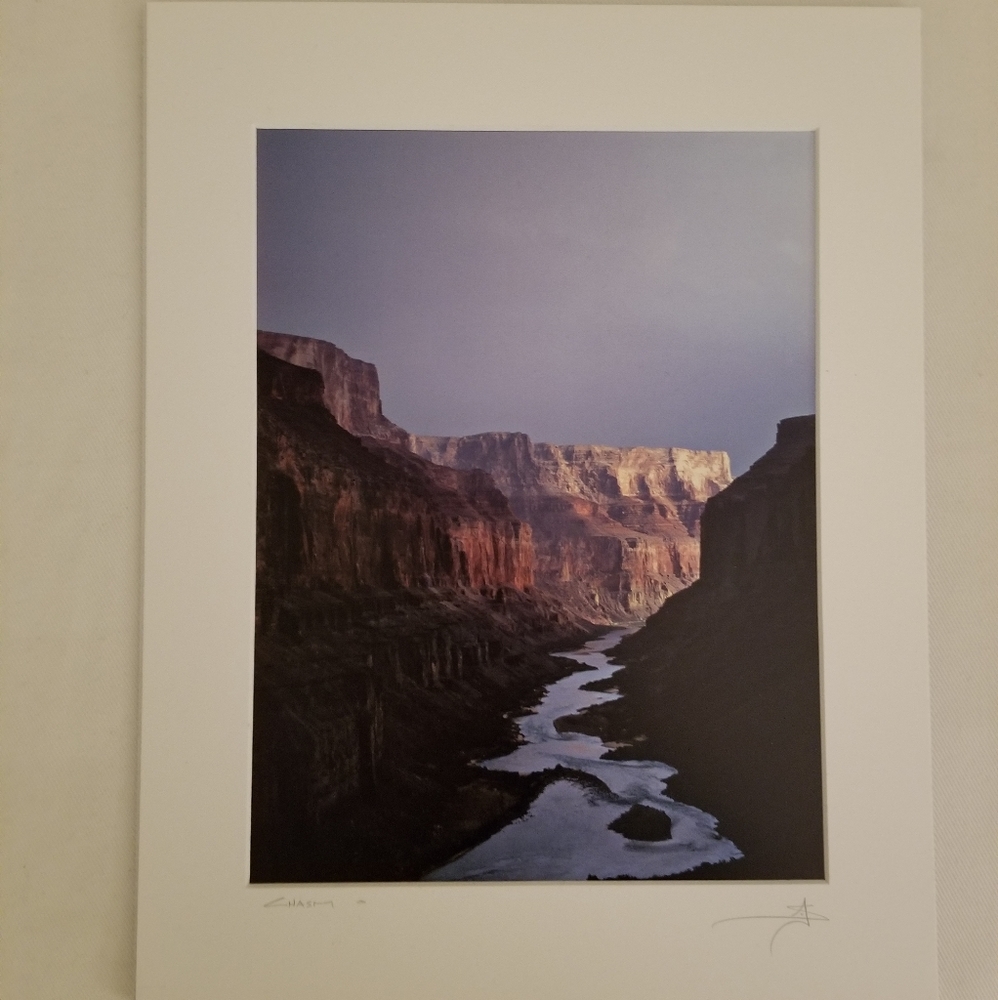 Grand Canyon "Chasm" Matted Photo